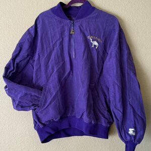 Starter Camel Windbreaker Jacket XL Made in USA Vintage